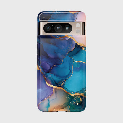 Bohemian Luxury Marble Design Google Pixel Phone Case