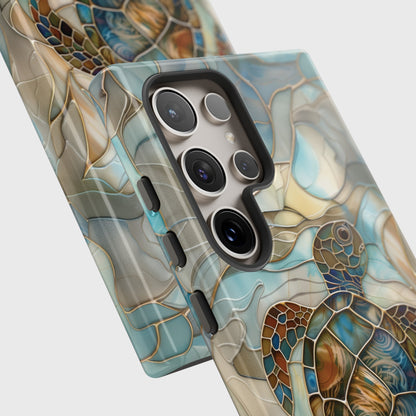 Turtle Stained Glass Design 2 Samsung Phone Case