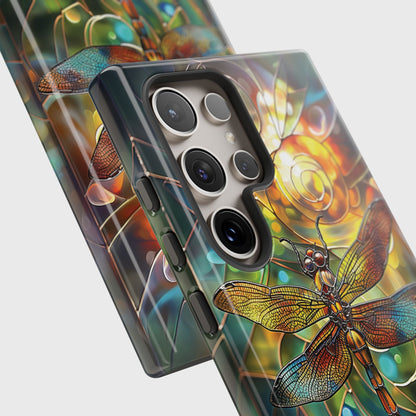 Dragonfly Stained Glass Mosaic Design 2 Samsung Phone Case