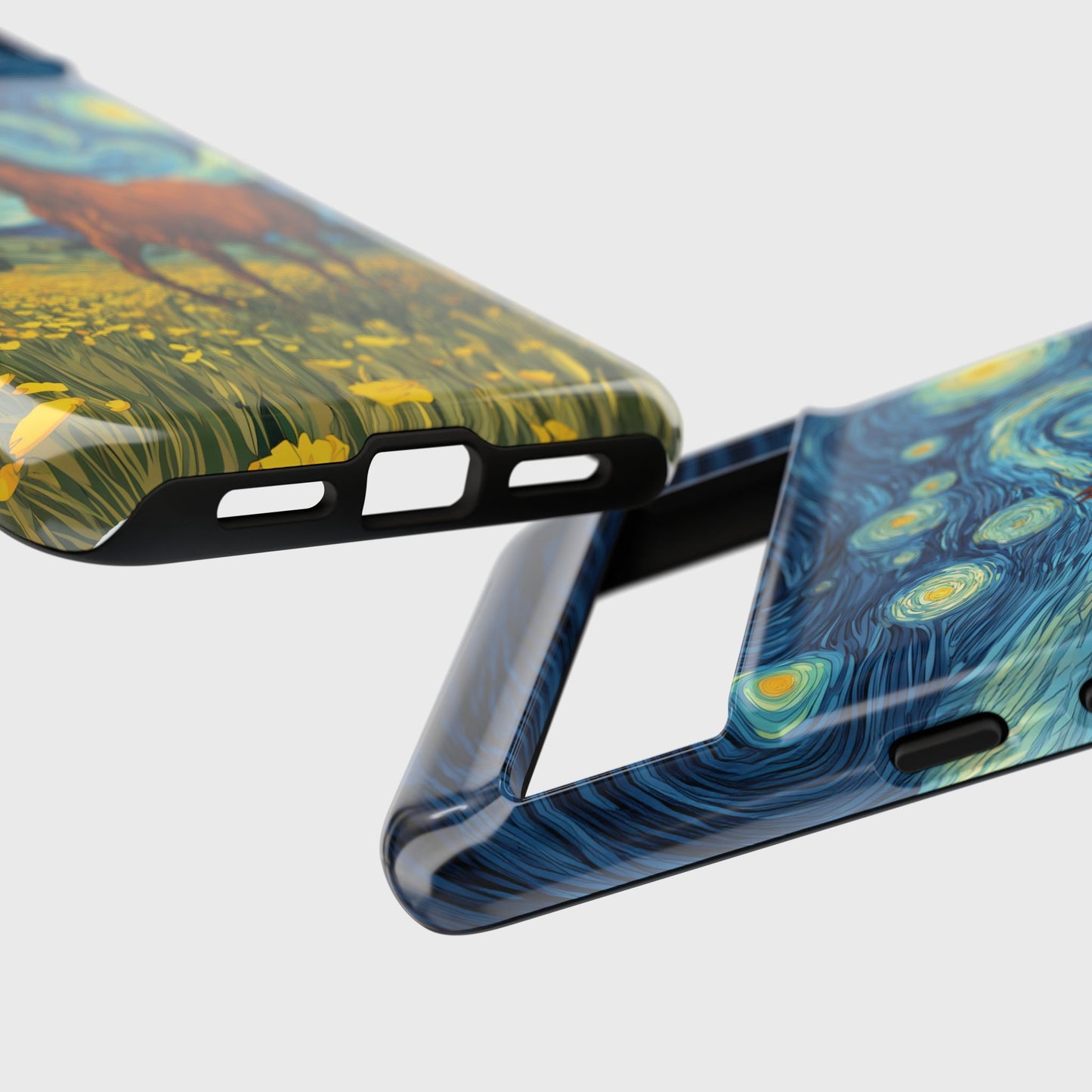 Starry Night Stallion Design Phone Case for Google Pixel