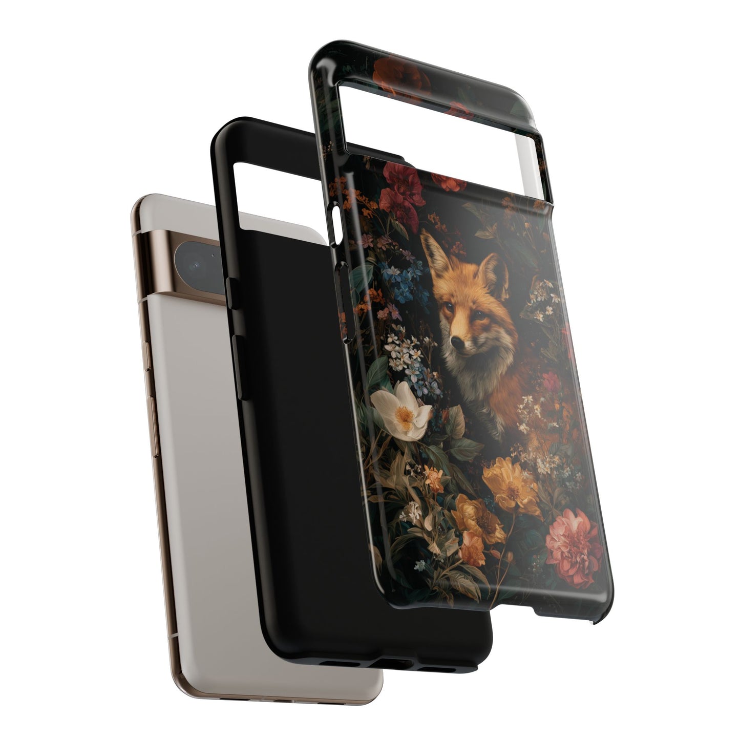 Midnight Garden Fox Design Phone Case for Google Pixel