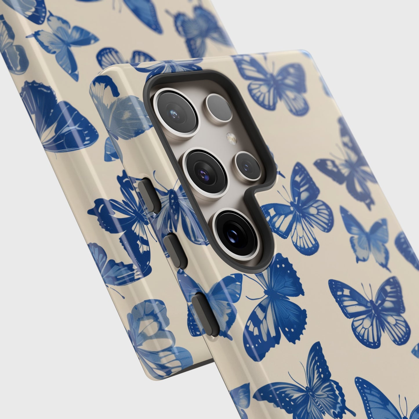 Chinoiserie Butterflies Design Samsung Phone Case