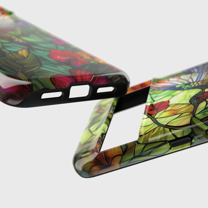 Colourful Hummingbird Stained Glass Design Google Pixel Phone Case