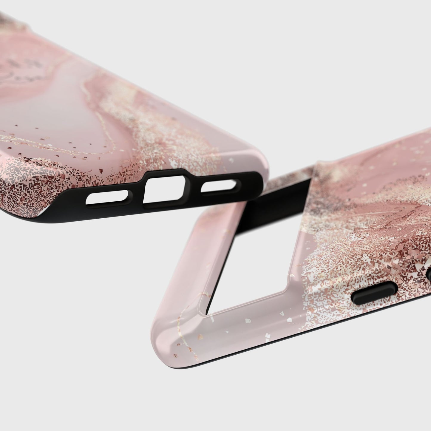 Personalised Luxury Pink Marble Design Phone Case for Google Pixel
