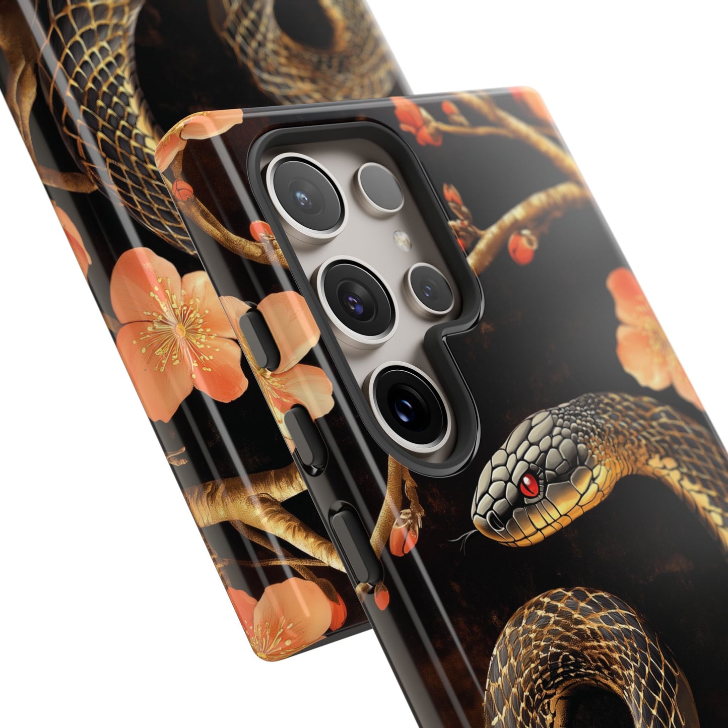 Snake Floral Design Case for Galaxy S series Phones