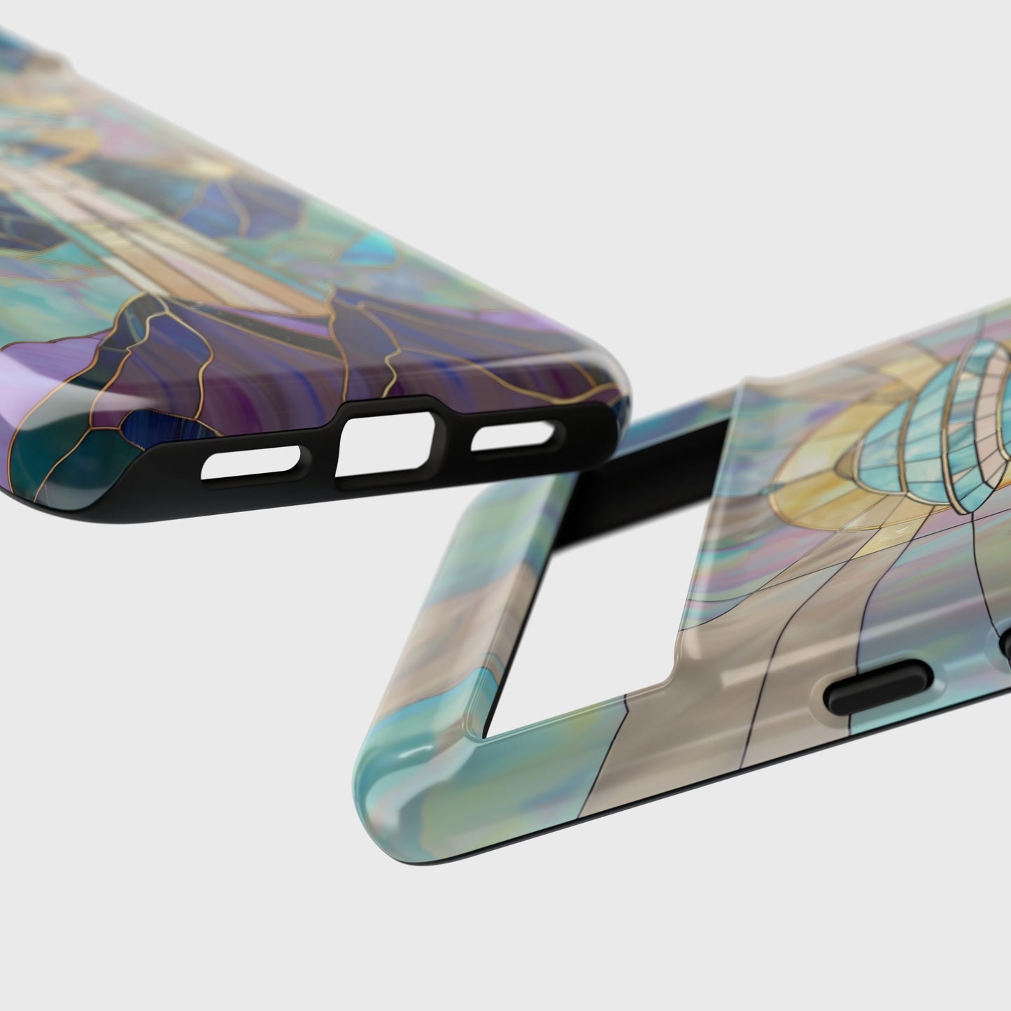 UFO Stained Glass Design Google Pixel Phone Case