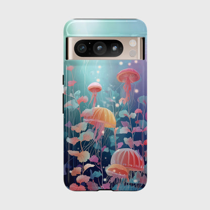 Ethereal Jellyfish Design Phone Case for Google Pixel