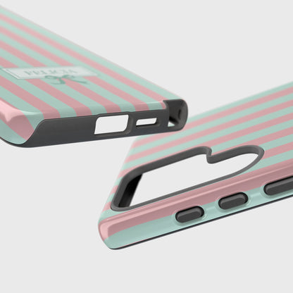 Personalisable Striped Design (Candy) Phone Case for Galaxy S series Phones