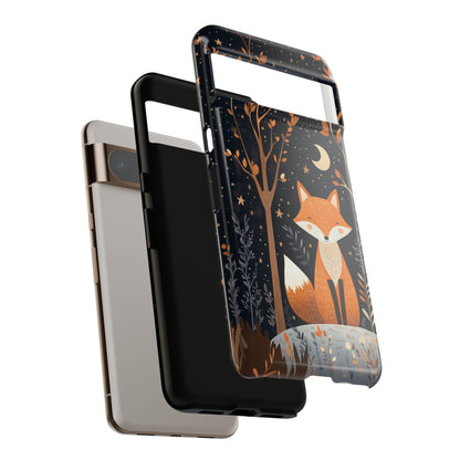 Cute Fox in Whimsical Forest Design Phone Case for Google Pixel