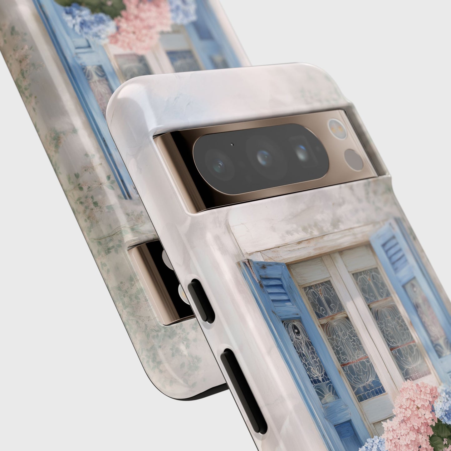 The Provence Window – Hydrangea Design Phone Case for Google Pixel