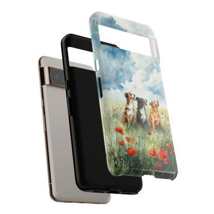 Paws & Poppies Design Phone Case for Google Pixel