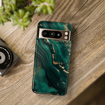 Luxury Green Marble Design Google Pixel Phone Case