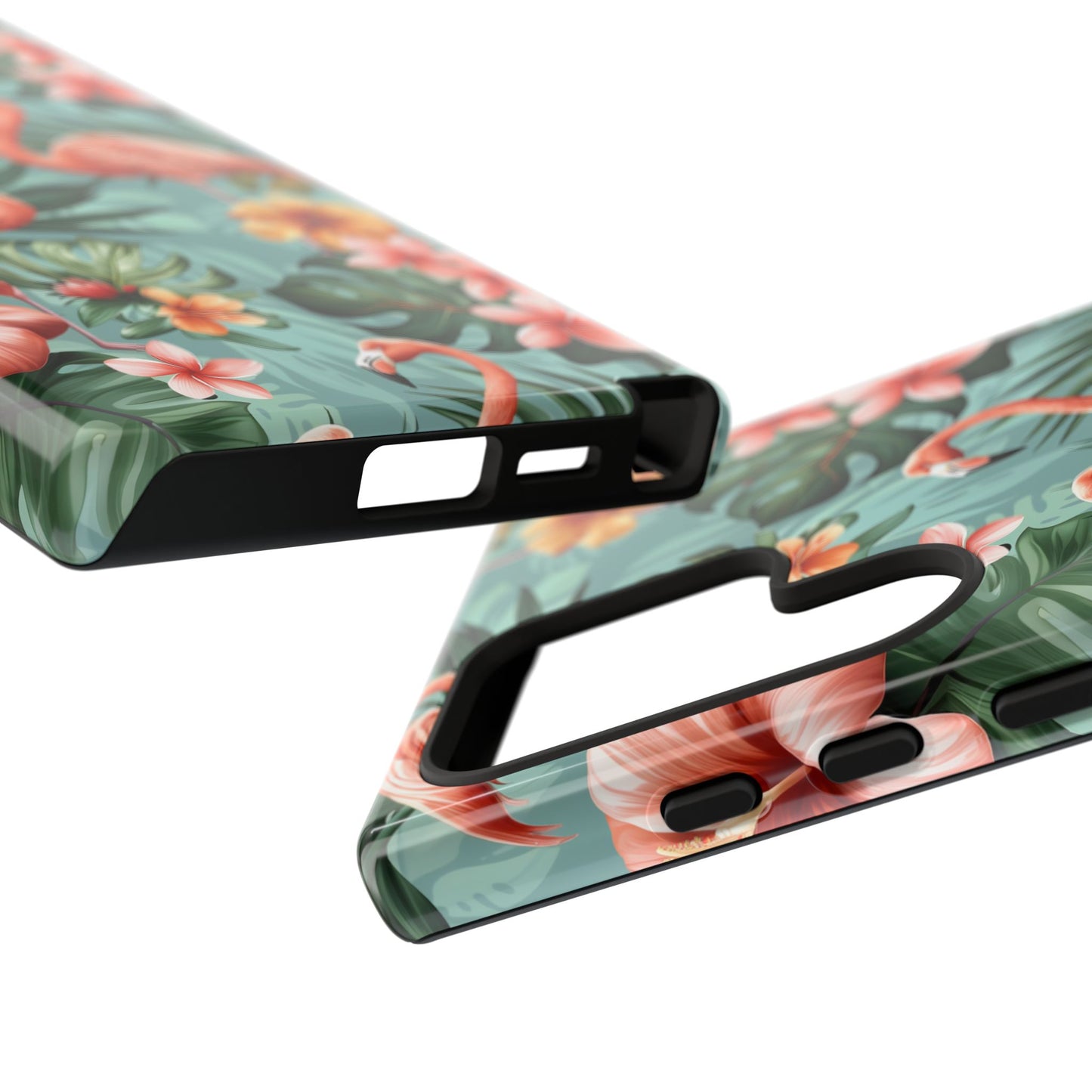 Tropical Flamingo Design Case for Galaxy S series Phones