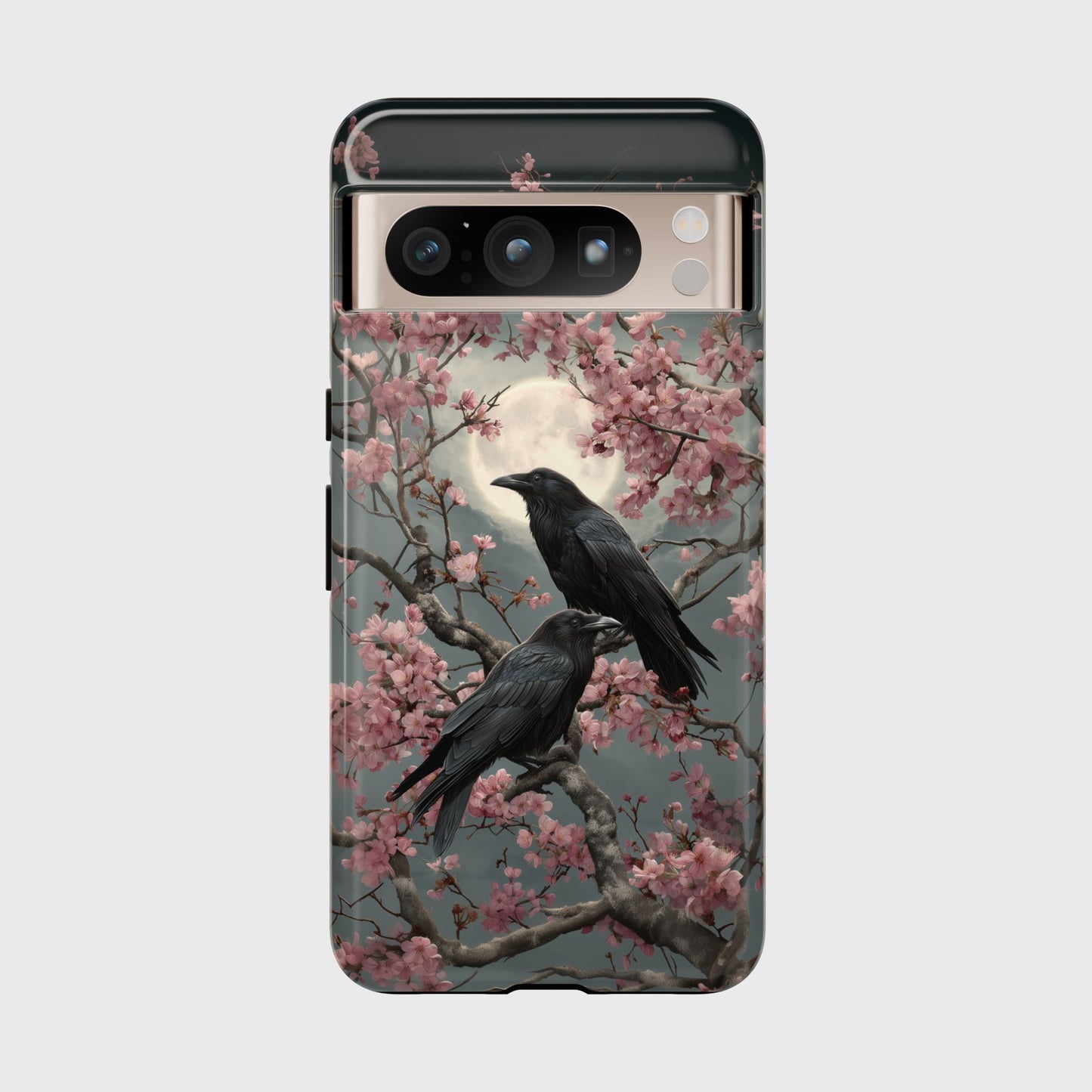 Ravens in Bloom Design Phone Case for Google Pixel