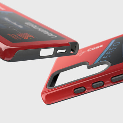 Classic Cassette Player Design Phone Case for Galaxy S series Phones