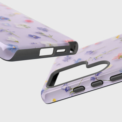 Spring Wildflowers Design Phone Case for Galaxy S series Phones