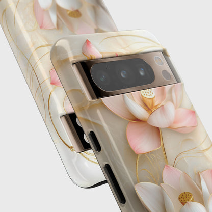 Elegant Lotus Design Phone Case for Google Pixel