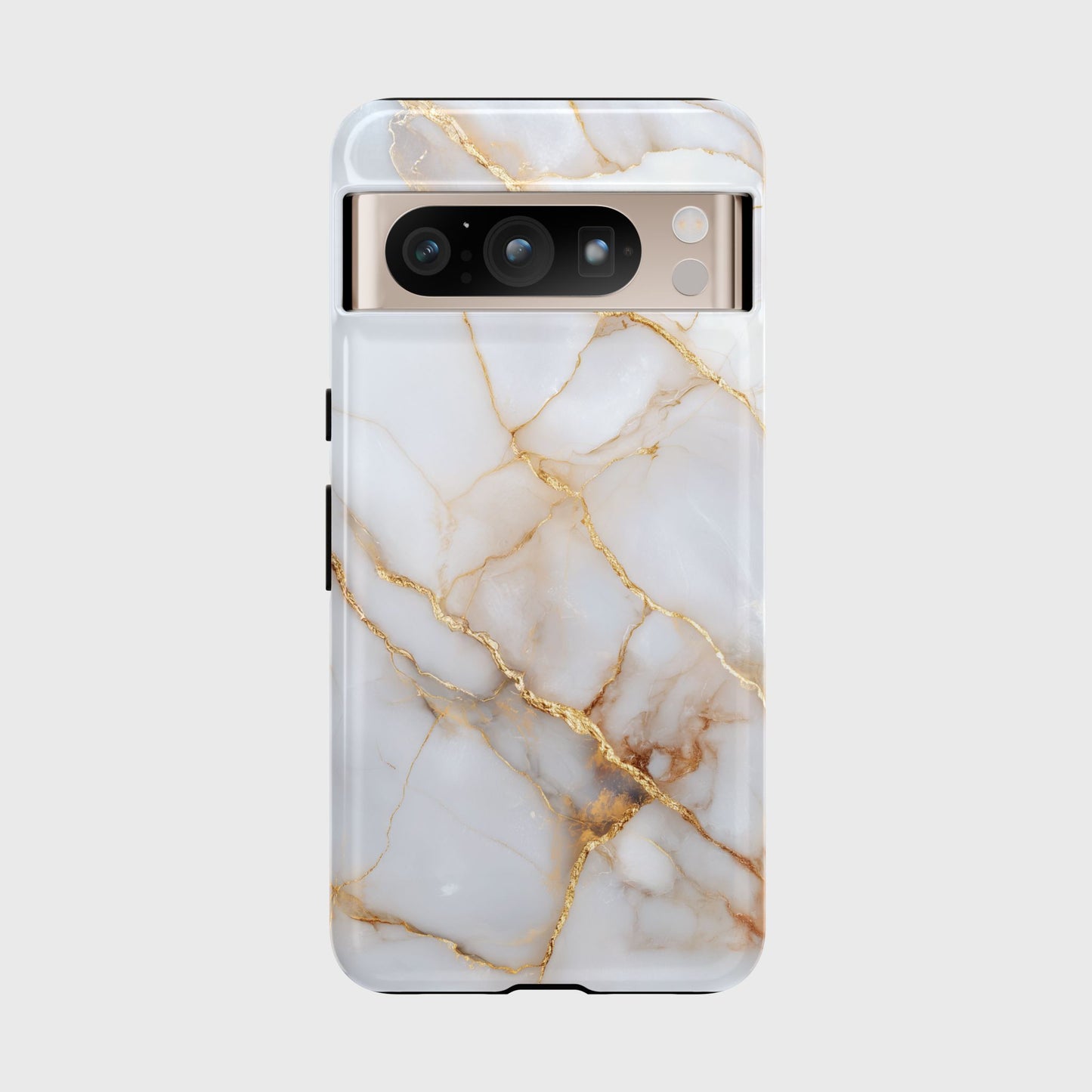 Personalised Luxury White Marble Design Phone Case for Google Pixel