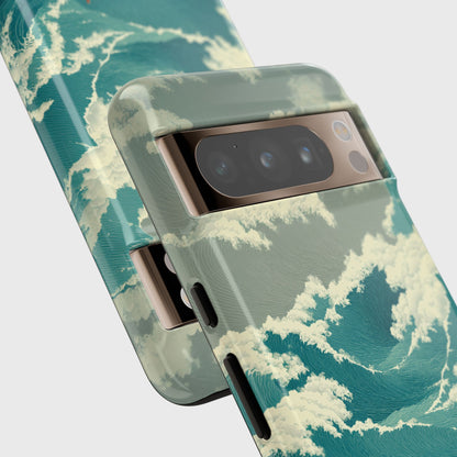 The Great Swell – Ukiyo-e Wave Design Phone Case for Google Pixel
