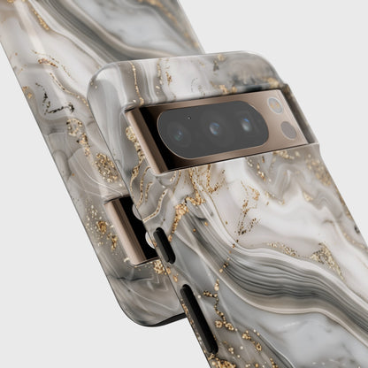 Luxury Grey Marble Design Google Pixel Phone Case