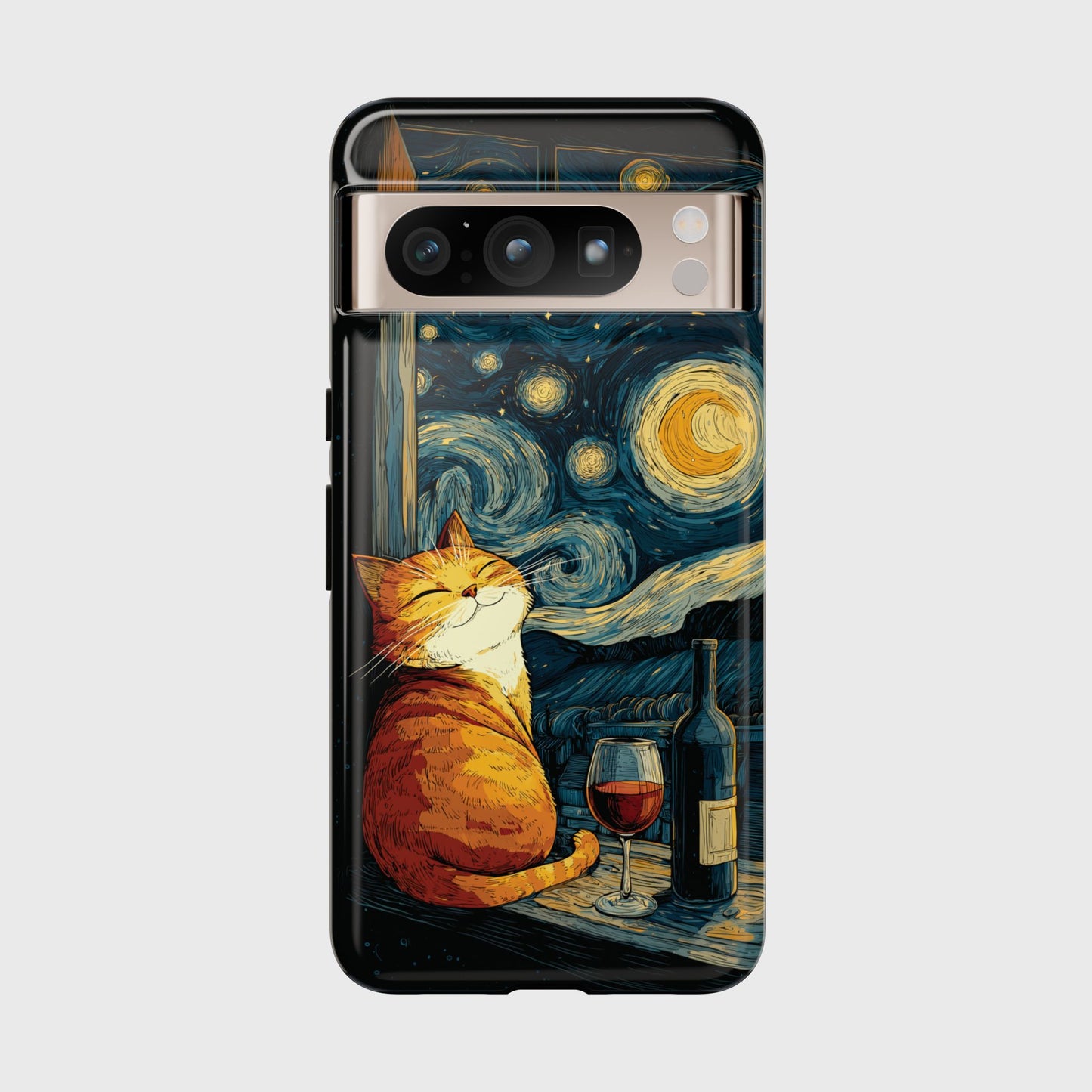 Purrfect Evening Design Phone Case for Google Pixel