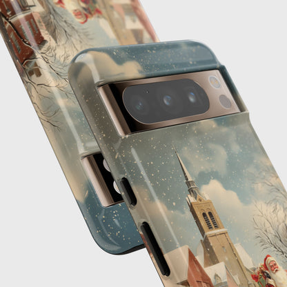 Santa’s Stroll Design Phone Case for Google Pixel