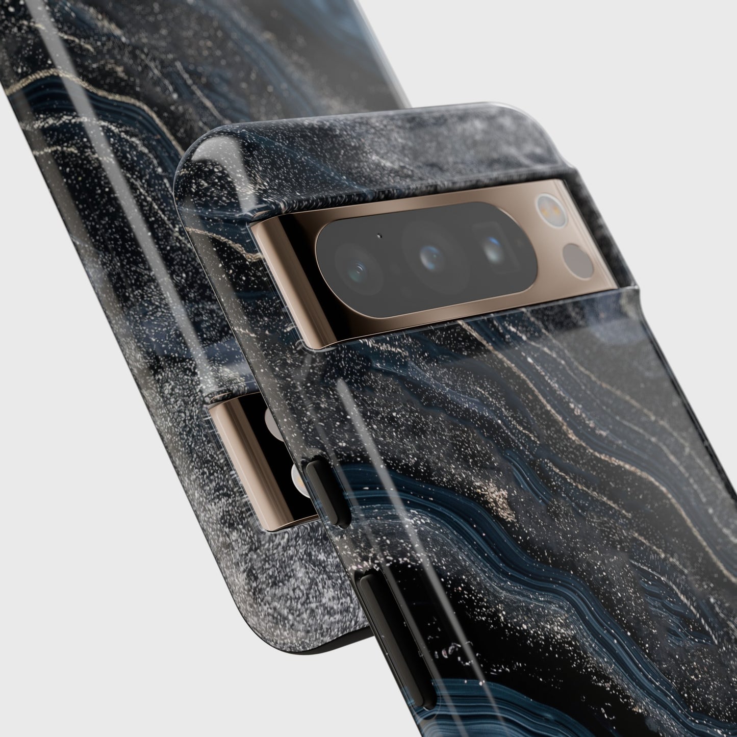 Midnight River Marble Design Google Pixel Phone Case