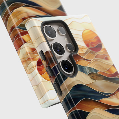 Abstract Desert Landscape Design Samsung Phone Case