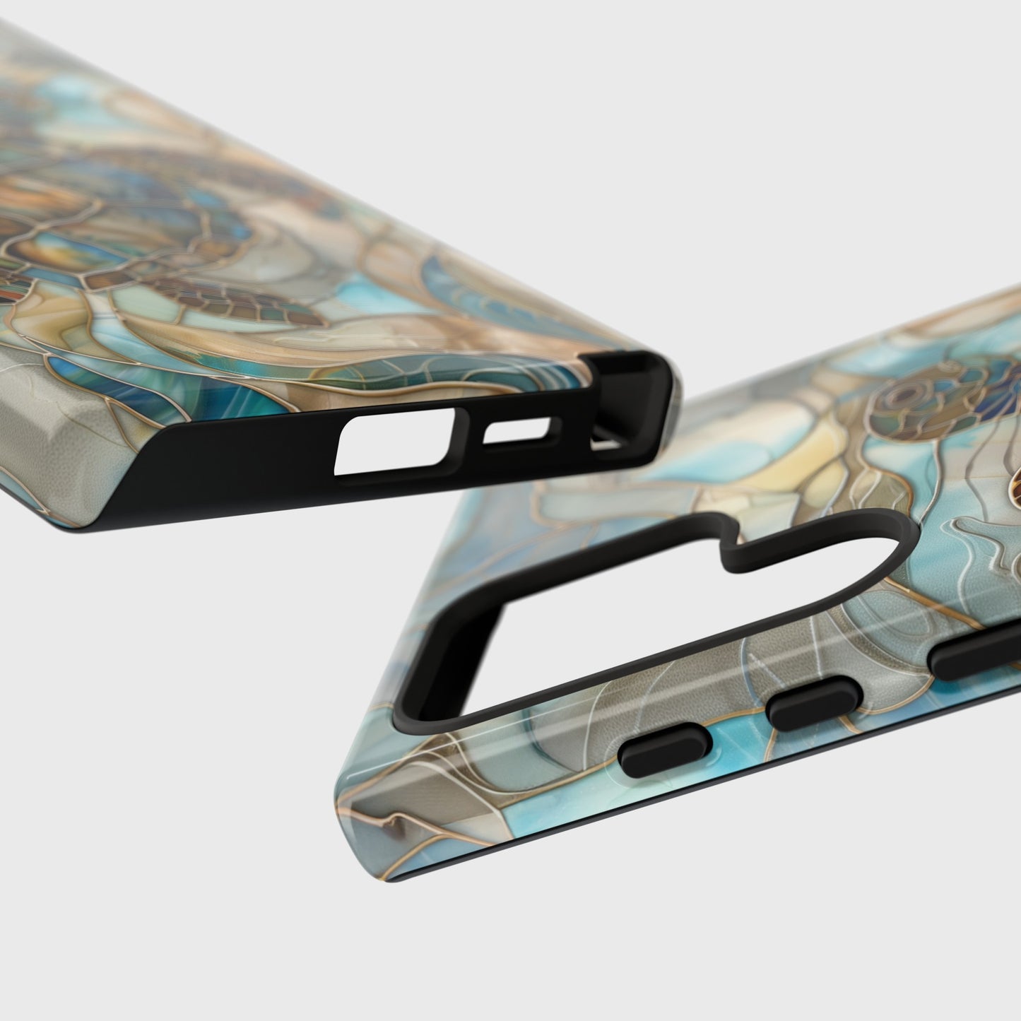 Turtle Stained Glass Design 2 Samsung Phone Case