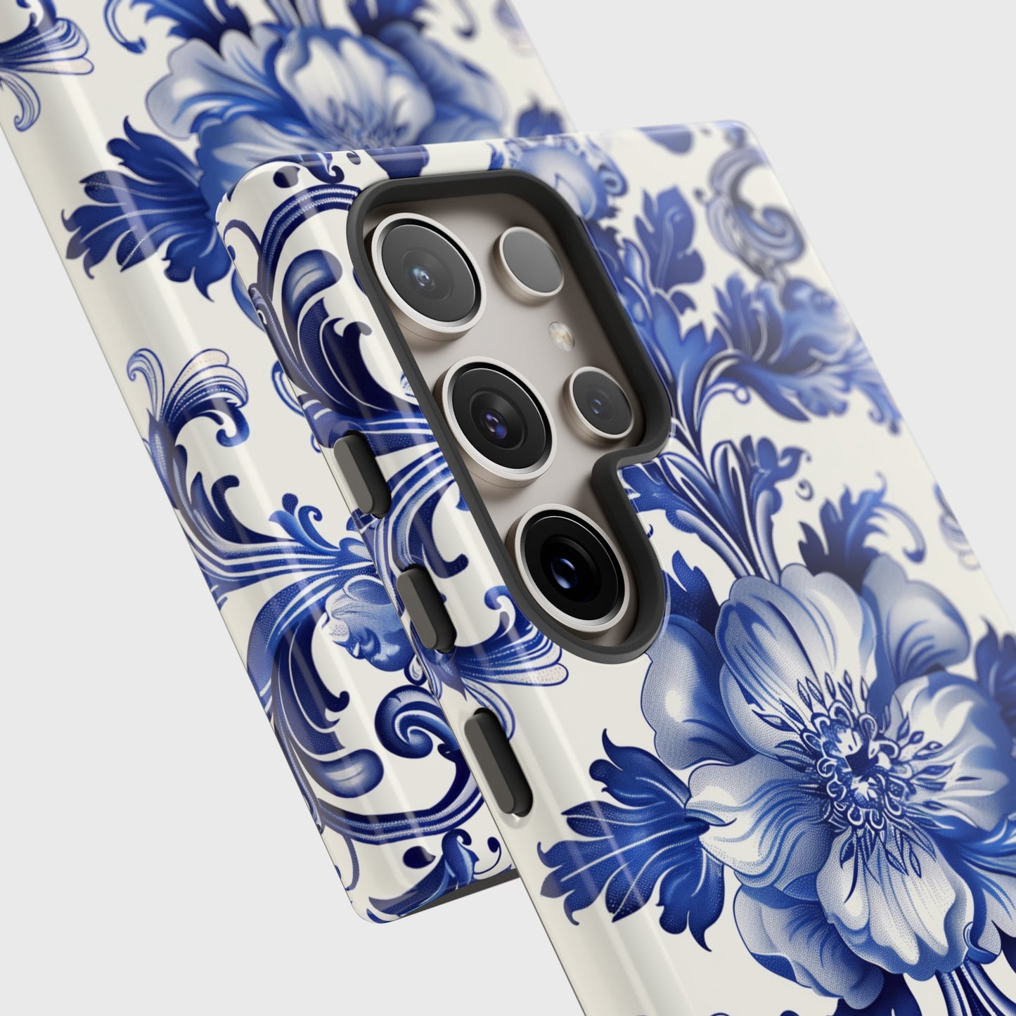 Porcelain Floral Style Design Samsung Phone Case