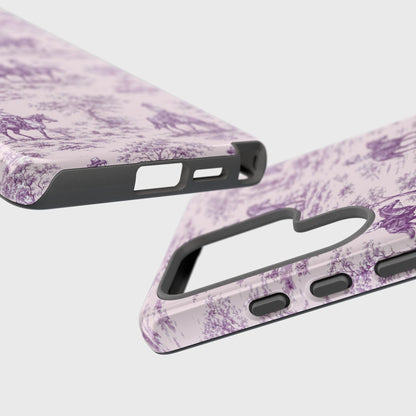 Toile de Cowgirl Design Phone Case for Galaxy S series Phones