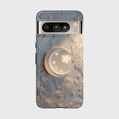 Moonlit Blossom Design Phone Case for Google Pixel