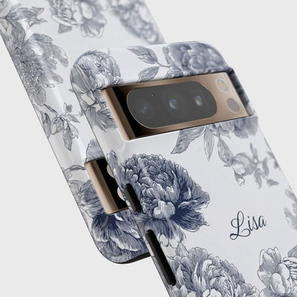 Personalisable Toile Floral Design Phone Case for Google Pixel
