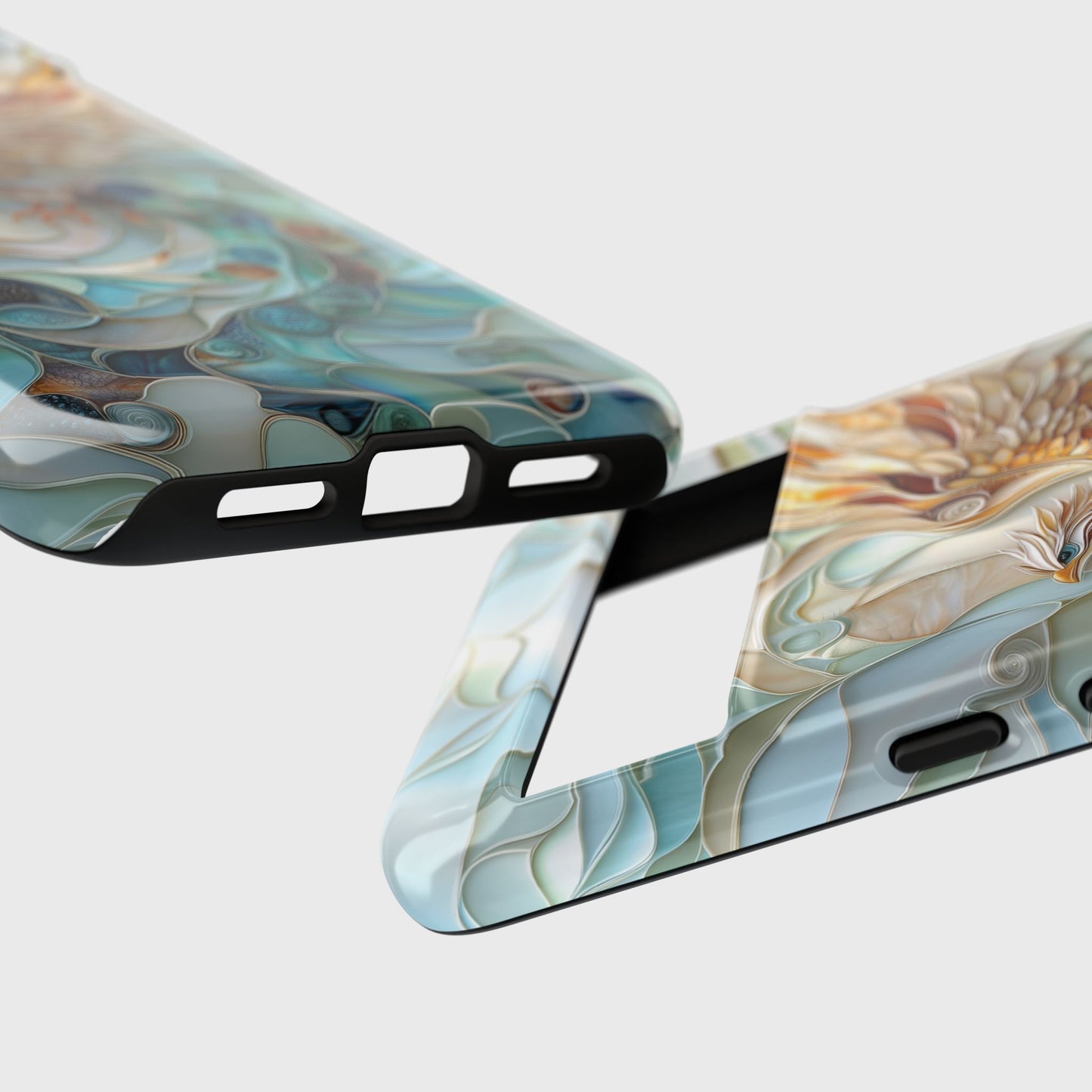 Majestic Phoenix Stained Glass Design Phone Case for Google Pixel
