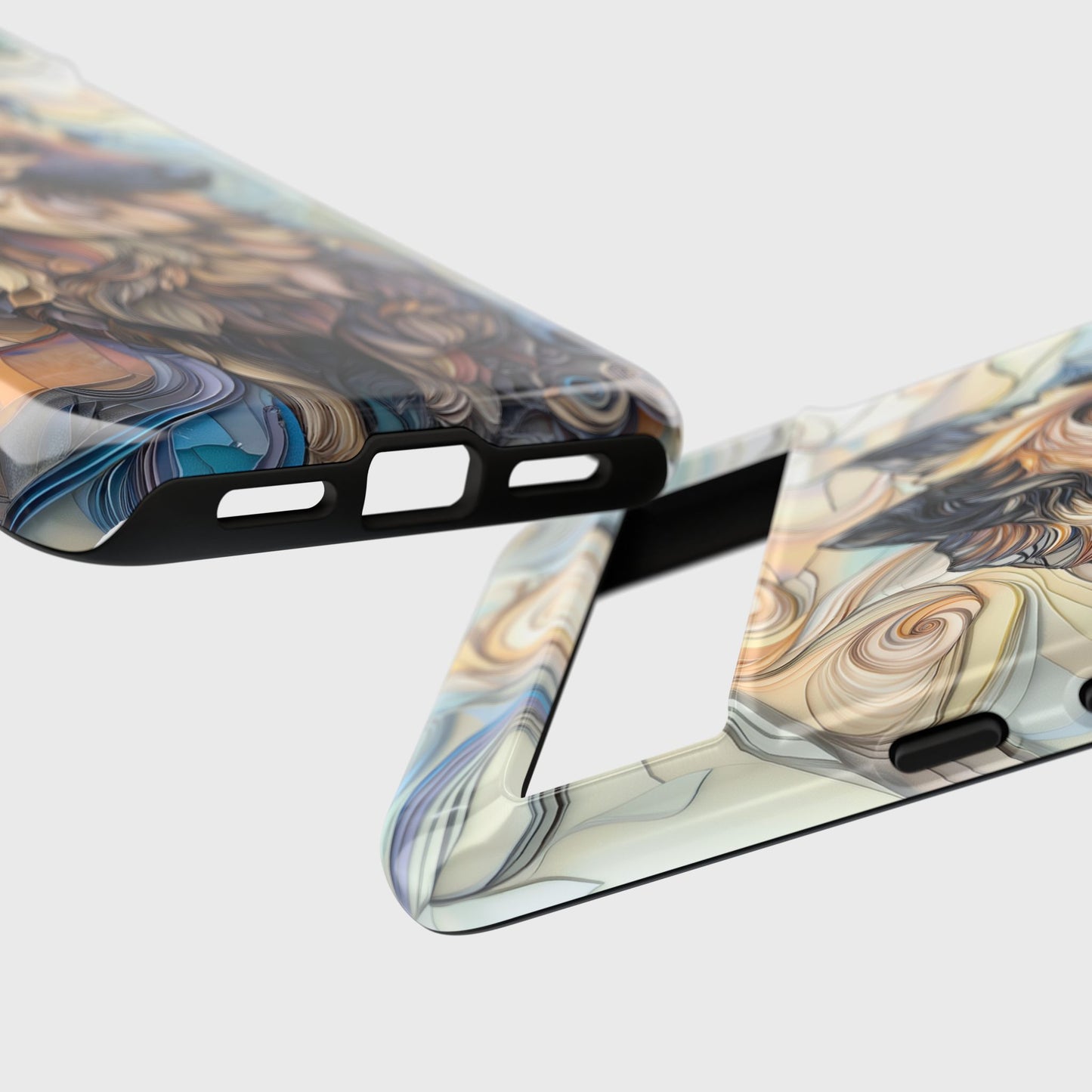 German Shepherd Stained Glass Design Phone Case for Google Pixel