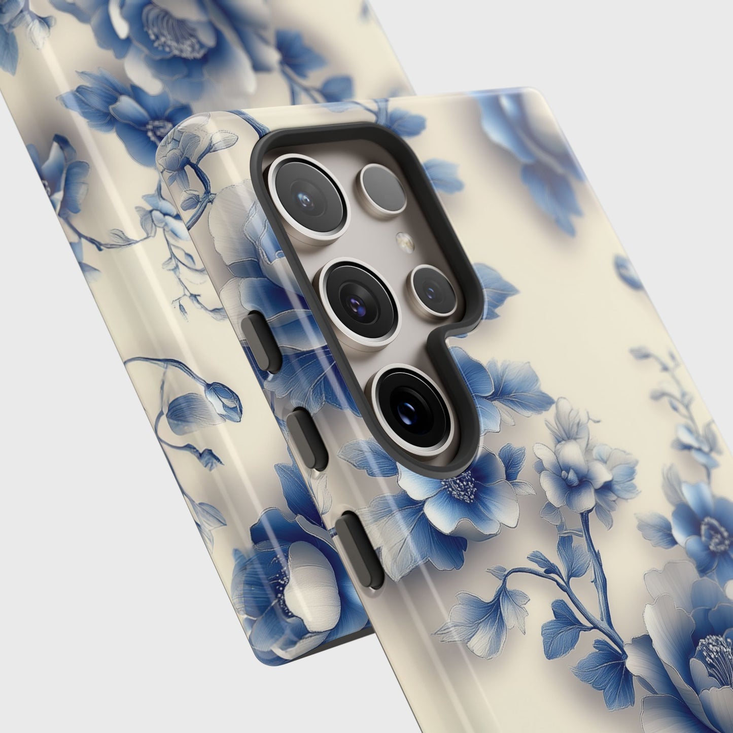 3D Chinoiserie Floral Design Samsung Phone Case