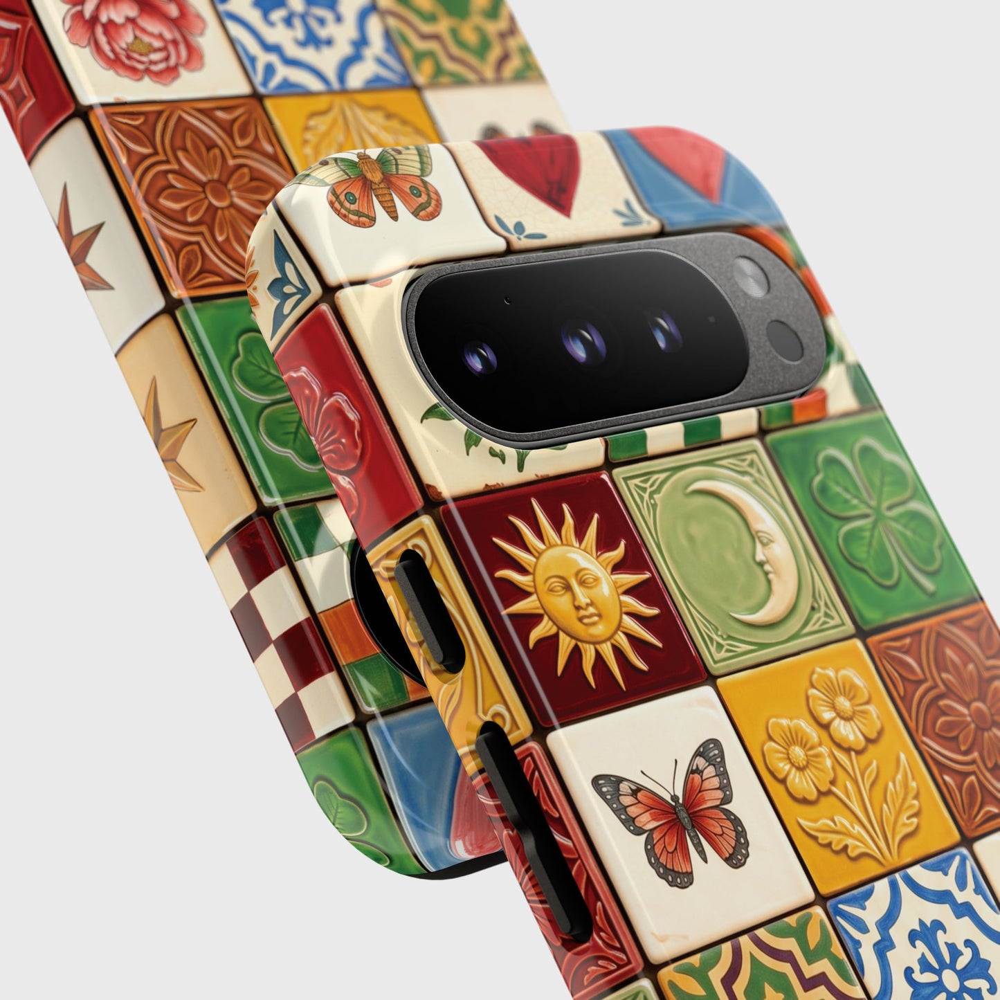 The Mediterranean Mosaic – Ceramic Tile Design Phone Case for Google Pixel