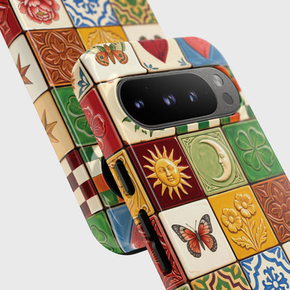 The Mediterranean Mosaic – Ceramic Tile Design Phone Case for Google Pixel