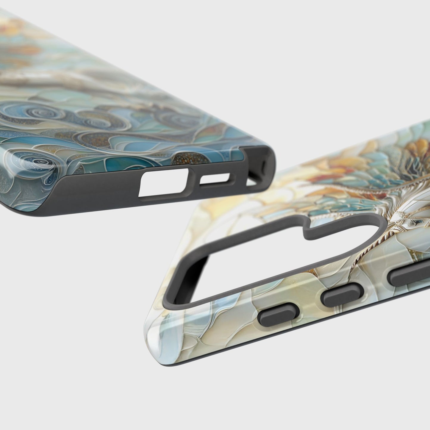 Flying Unicorn Abstract Art Design Phone Case for Galaxy S series Phones