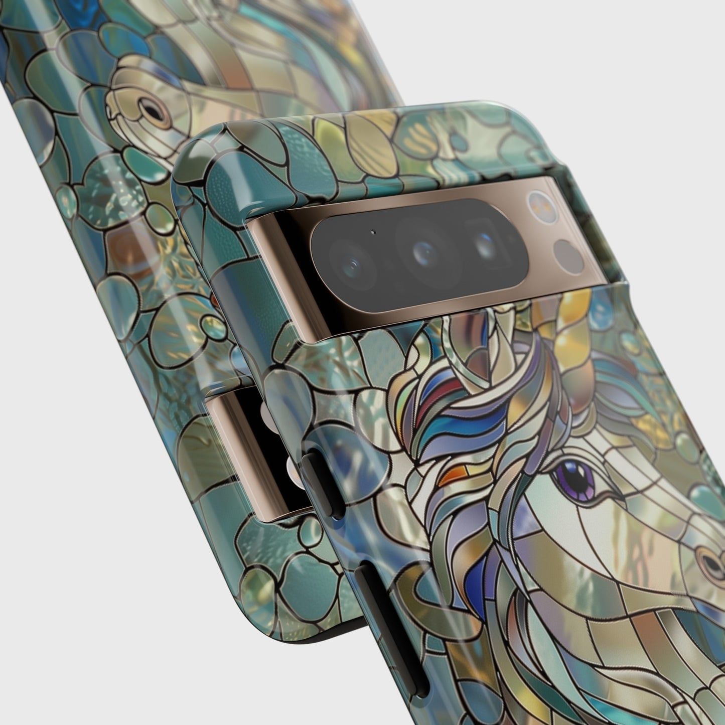 Unicorn Stained Glass Design 1 Google Pixel Phone Case