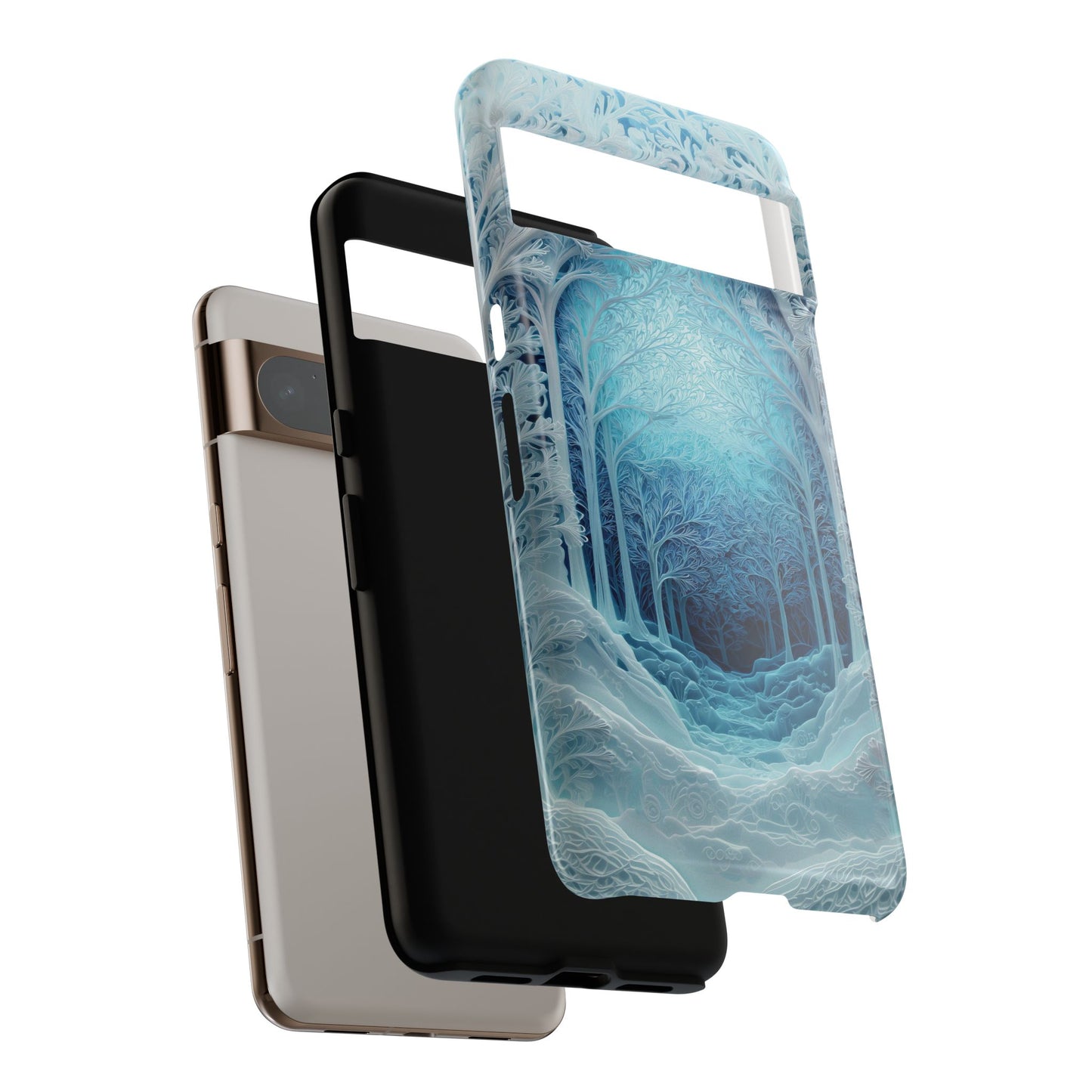 Enchanted Winter Forest Design Phone Case for Google Pixel