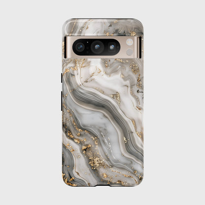 Luxury Grey Marble Design Google Pixel Phone Case