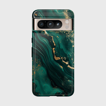 Luxury Green Marble Design Google Pixel Phone Case