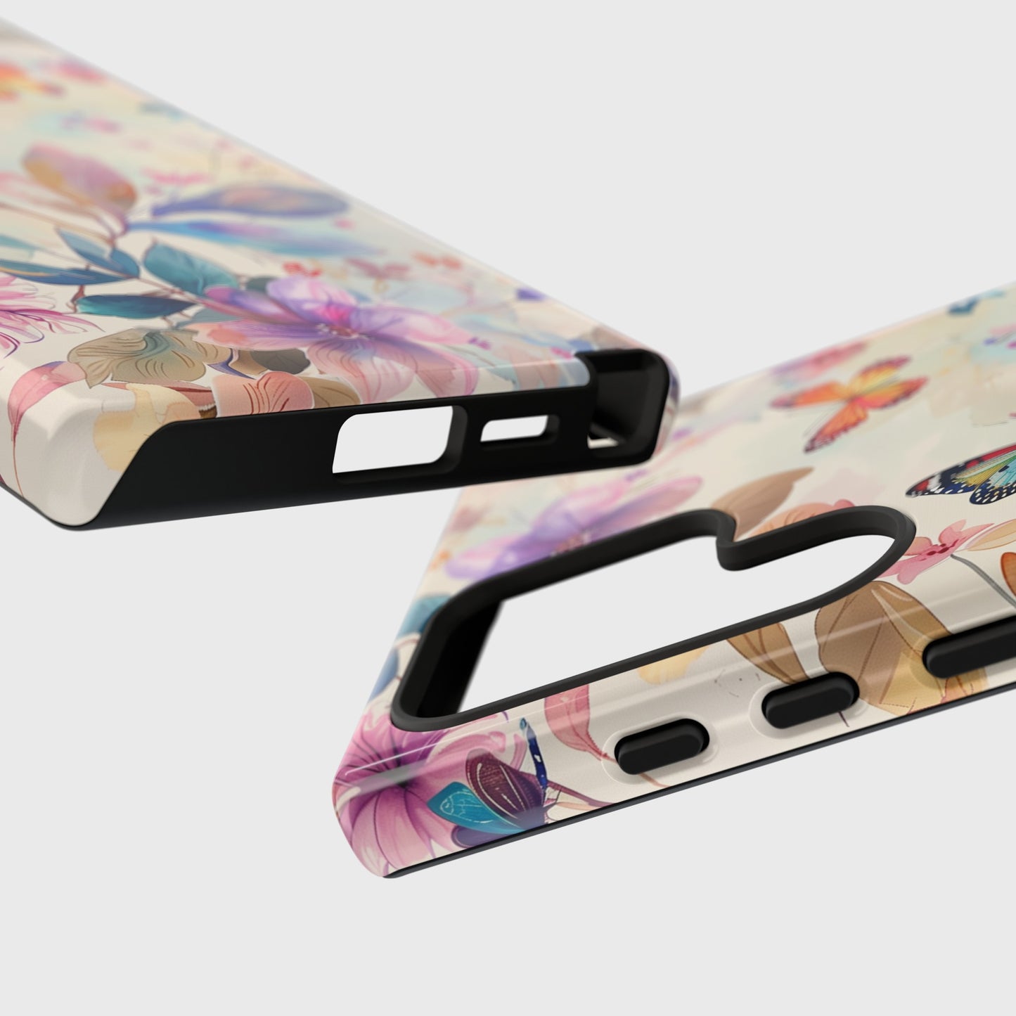 Butterflies Floral Watercolour Design 1 Samsung Phone Case