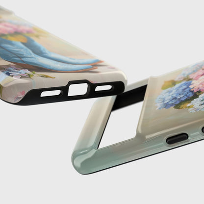 The Country Coquette – Impasto Boot & Hydrangea Design Phone Case for Google Pixel