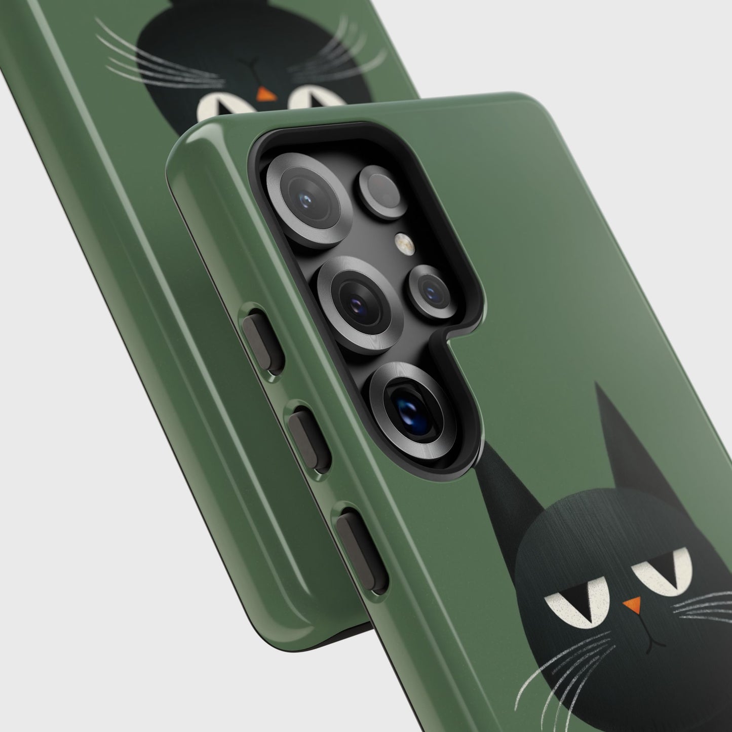 The Pre-Caffeine Feline – Grumpy Cat Design Phone Case for Galaxy S series Phones