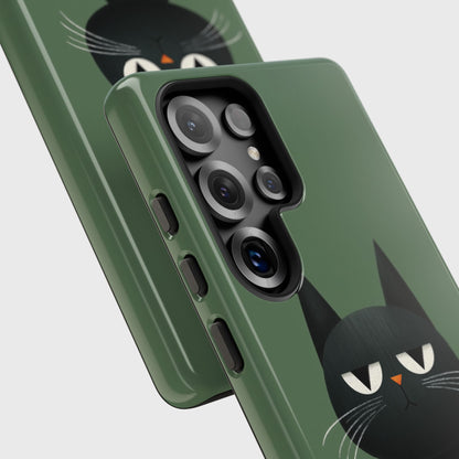 The Pre-Caffeine Feline – Grumpy Cat Design Phone Case for Galaxy S series Phones