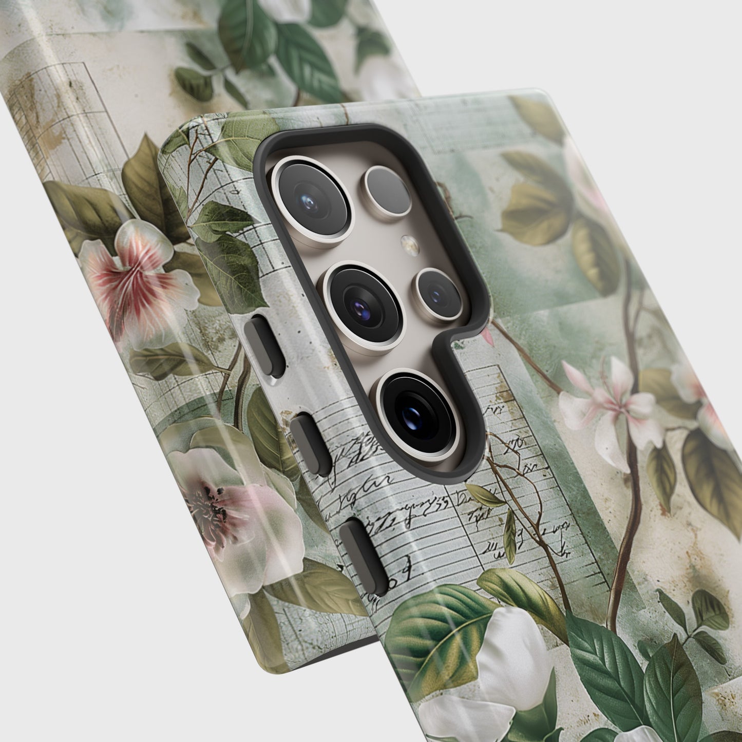 Vintage Floral Collage Samsung Phone Case