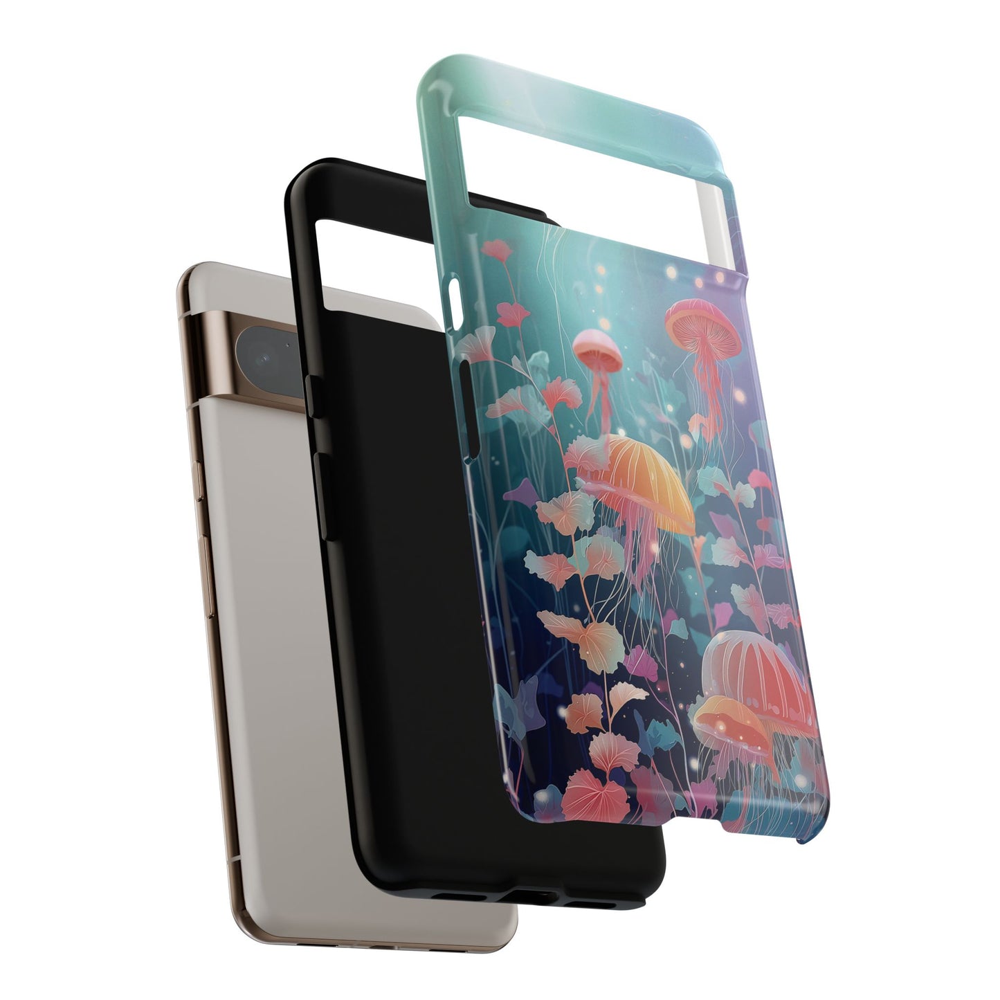 Ethereal Jellyfish Design Phone Case for Google Pixel