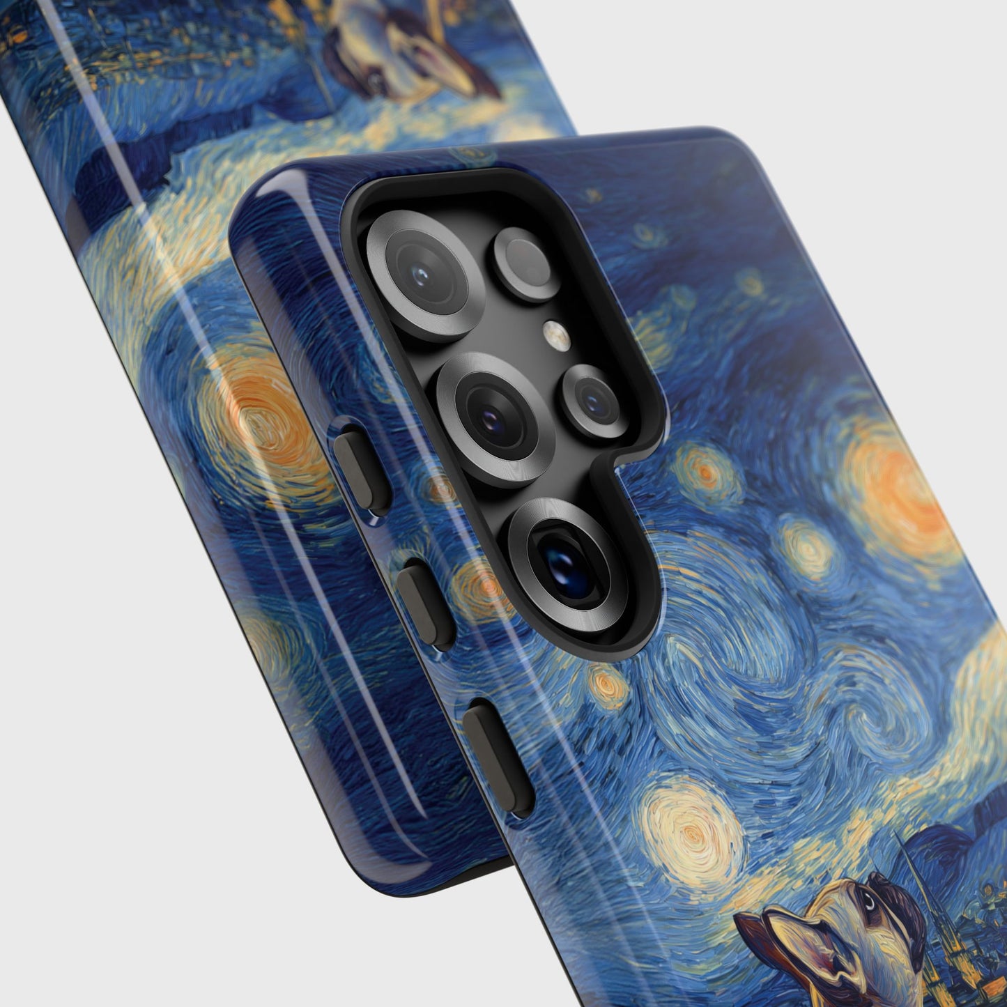 Barky Night (Frenchie) Design Phone Case for Galaxy S series Phones